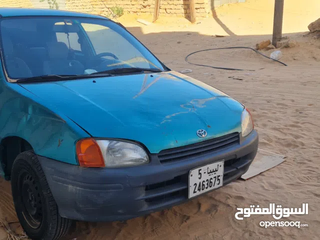 تويوتا ستارلت 97 مجرك 15 تبي دوره خفيفه ع هيكل وبرولي