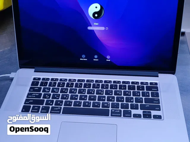 Apple MacBook (Pro) A1398 (Retina, 15-inch, Mid 2015) 512GB, 16GB Ram Laptop