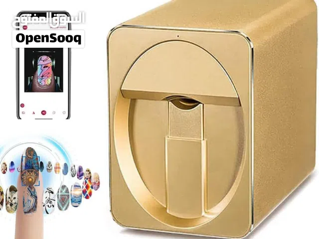 3D Smart Nail Printer Machine with WiFi/DIY, Digital Mobile Nail Art Printer 7.2W- 4800dpi High Res.