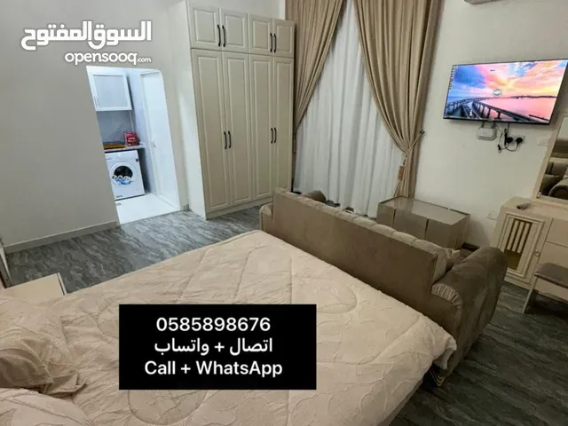 للإيجار استديوهات مفروشه VIP اول ساكن في منطقة الخبيصي