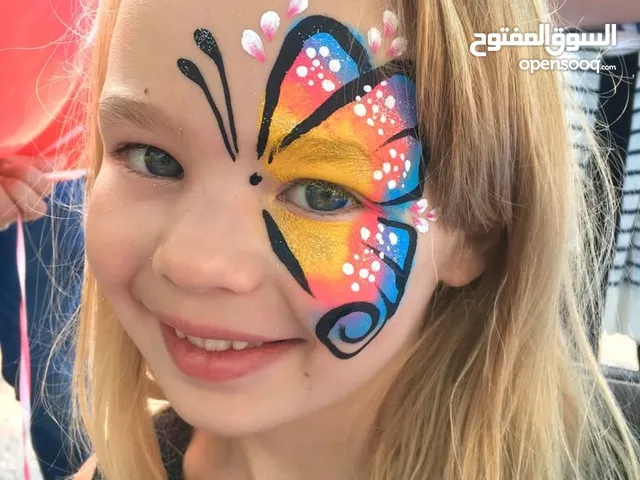 I’m a face painter for all your parties