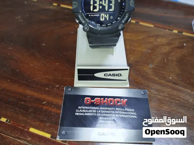 ساعه كاسيو رقميه من اجمل الساعات حجم كبير وضوح الليل والنهار جميع الاجواء