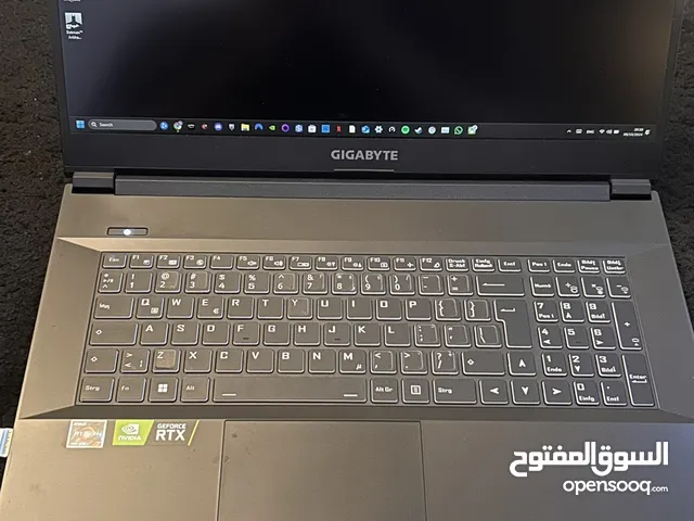 Gigabyte 17” laptop