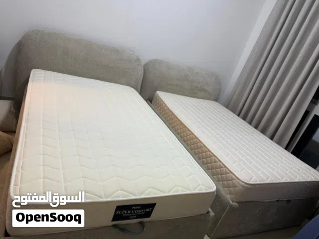 2 Custom Beds with storage + 2 PAN Home Mattresses (Like New)