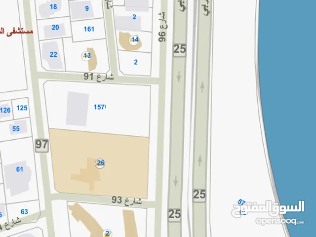 ارض 1045م بنيدالقار على البحر مباشرة