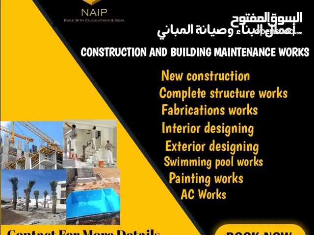 construction and Building maintenance services