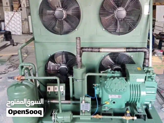 تجهيز وتنفيذ جميع مشاريع التكييف والتبريد الصناعي  _ معامل ثلج / مبيع جميع قطع تبديل منزلي _ صناعي