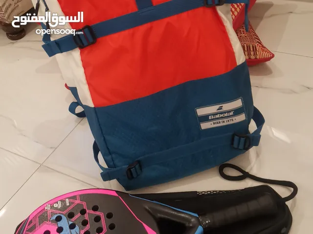 شنطه مضارب بادل بابلوت استعمال مرات معدوده مع مضرب بادل (جديد) مع شنطه المضرب الاصليه