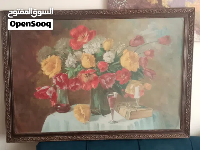 لوحات للبيع جديد ما عدا البرواز الخشب مستعمل