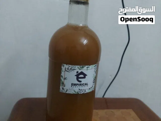 خل التفاح طبيعي 100/100 لتر و ربع اب 25الف