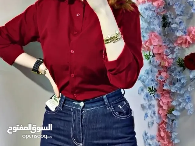 قمصان نسائي قماش درجه اولى للبيع موديل 2025