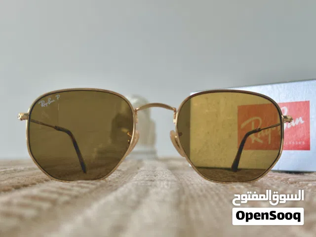 Ray-Ban Classic Hexagon Sunglasses - RB3548N 001/57 54 - Lens Size: 54 mm - Gold
