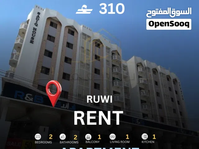 110 m2 2 Bedrooms Apartments for Rent in Muscat Ruwi