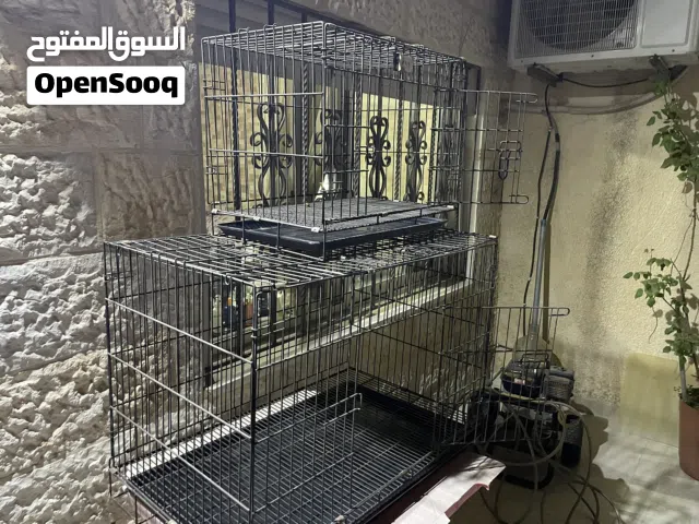 قفص بيت كلب حديد كامل بسعر مغري قابل للطي Dog cages excellent condition..