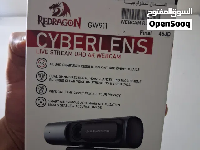 ميكروفون الألعاب HyperX QuadCast السعار 50 دينار وكاله    +كامره كاميرا ويب Redragon GW911 Cyberlens