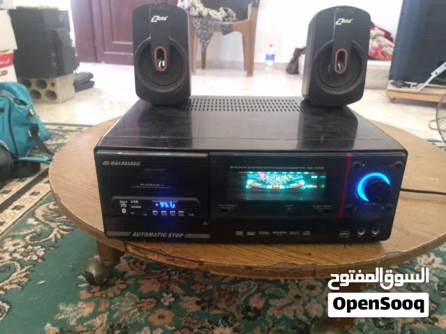 ستيريو وكاسيت ومشغل فلاشه فيديو ودي في دي وبلوتوث وراديو SHARP