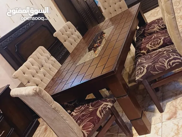 طاوله سفره 8كراسي مستعمله استعمال بسيط
