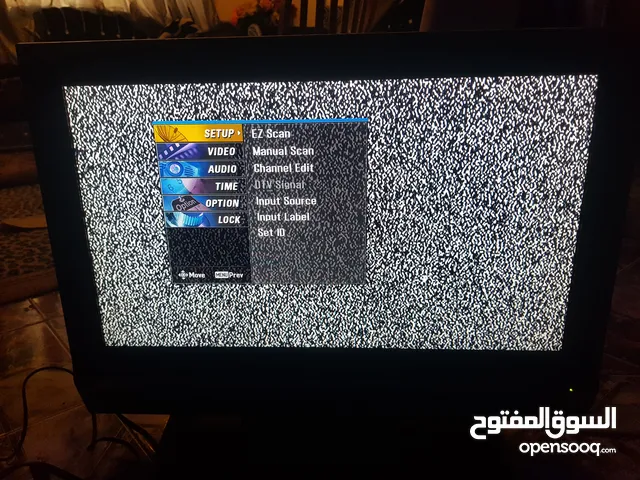 تلفزيون ال جي ونظام ستلايت كامل صحن ولاقط مدخلين وريموت عدد 2 ورسيفر وارد امريكي