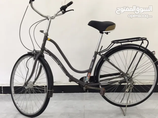 باسكل سياحي موديل 2020 حجم 27 لون رصاصي غامق البايسكل كلشي ما بي بس التاير الكدام يحتاجله هو بس