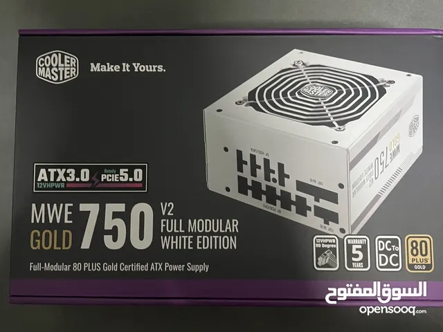 بور سبلاي 750 gold cooler master شبه جديد استخدام اشهر قليل جدا مع كامل اسلاكه والكرتونة