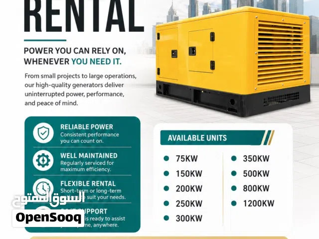 Generator Rental Solutions
