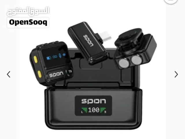 Spon Small wireless microphone for video recording and noise cancellation