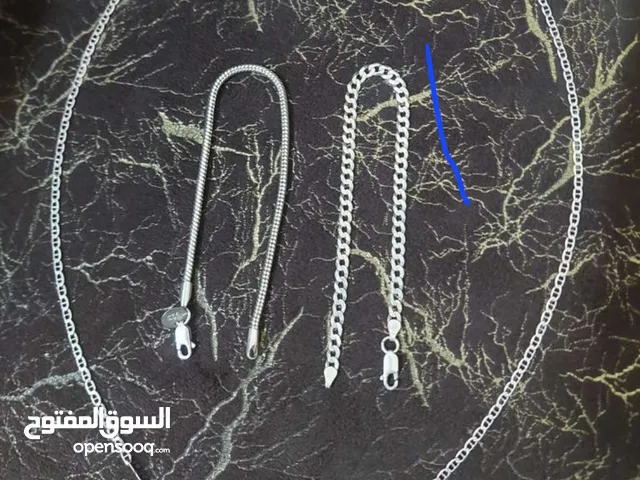 سنسال فضه واسوارتين ووزنهم 17 غرام و 85