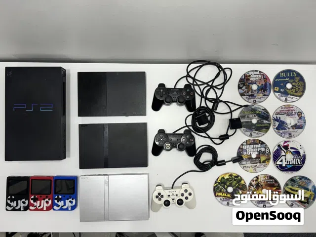 بيع ps2 بكل إصداراتها (البعض شغال و البعض يحتاج صيانة)