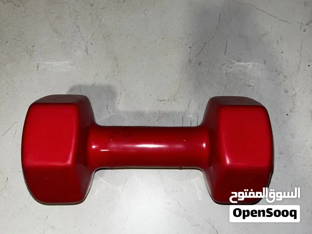 دمبل 7 كيلو لون أحمر - (شبه جديد)