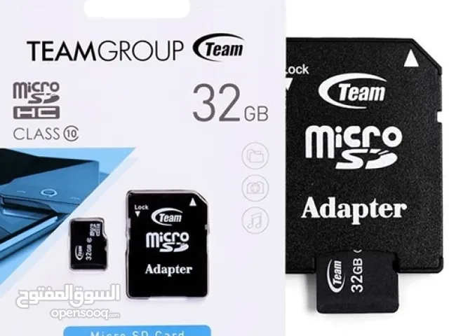 SD card TEAM GROUP 32 GB اس دي كارد 32 جيجا لتخزين معلومات امن من تيم جروب 2 حبة 6