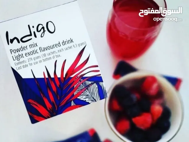 مشروب Indigo طبيعي غني بالمكونات النباتية  Indigo مشروب نباتي لتعزيز النشاط  مشروب صحي بنكهة طبيعية