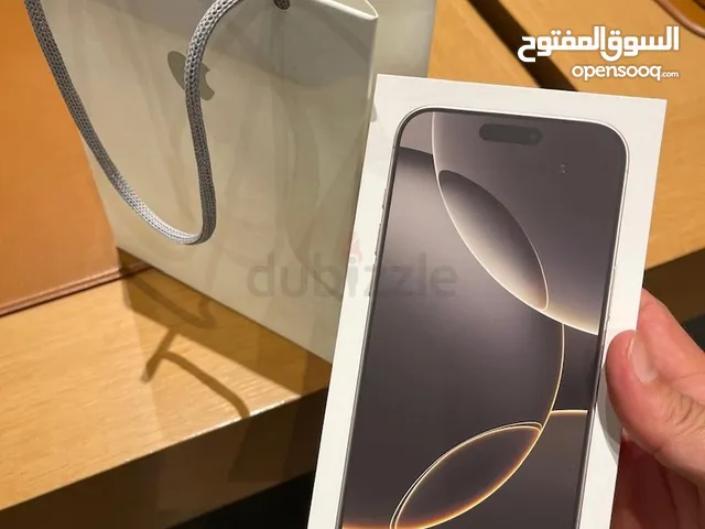 APPLE IPHONE 16 PRO MAX 255GB BRAND NEW BOX 8GB RAM with warranty invoice