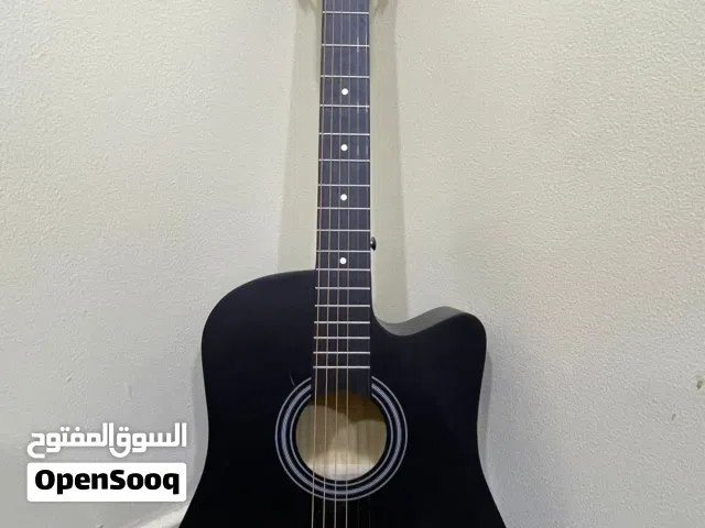 black acoustic guitar-beginner friendly
