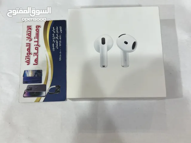 للبيع سماعه ابل 4 العادي  جديده بالكرتون  كفاله شركه اوريدو