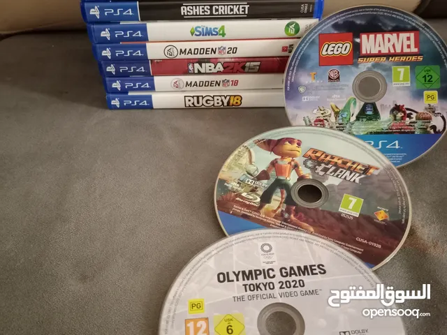 playstation 4 video games discs for sale بلاي ستيشن 4 اشرطة ألعاب للبيع