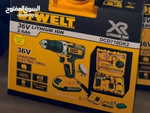 دريل شحن أصلي طوبة حديد مع عدة عمل