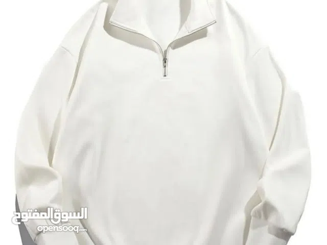 هودي سحاب شتوي قياس L (اسود وابيض)