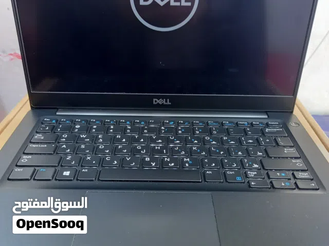 الشاشة لمس.  الجيل السابع .المعالج كور اي 5 الجيل 7 الهارد 256  ssd الرام 8  حجم الشاشة 13.3