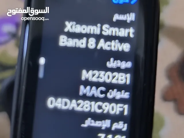 ساعه xiaomi Babd 8 Activa الاصليه مكفوله سنه من الشركه  استعمال 4 ايام معاها كرتونتها وشاحنها الاصلي