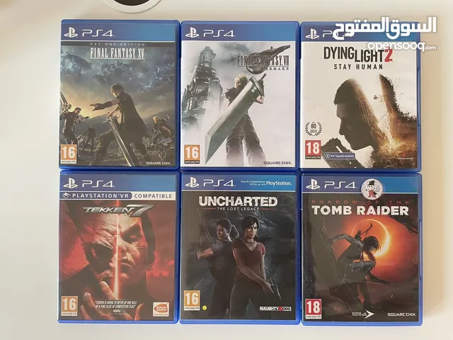 PS4 games 6 discs