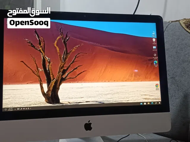 اي ماك حجم الشاشة  21.5 انج IMAC الجهاز نضيف كلش ذاكرة 500 كيكا  معالج كور اي 5 ((ظفت نظام ويندوز