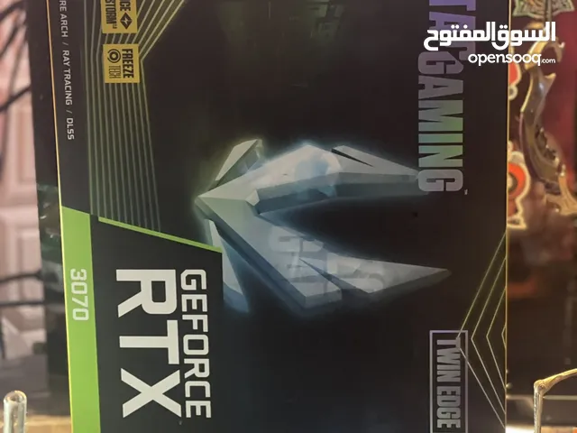 للبيع RTX 3070 ZOTAC + باور CORSAIR 650W مع الكراتين كلها نظيفة شرط بدون حرارة او اصوات مرفق بنشمارك