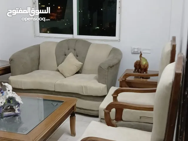 طقم كنب كامل مع ترابيزاته خشب لاتيه