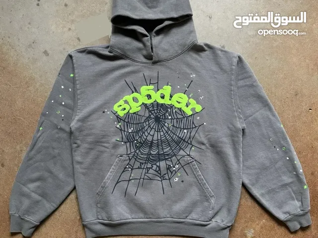 Slate Grey Sp5der Hoodie – Replica – All Sizes Available
