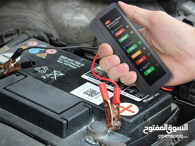 جهاز فحص بطارية السيارة لجميع انواع السيارات والدراجات والباصات والشاحنات Vehicles Battery Tester
