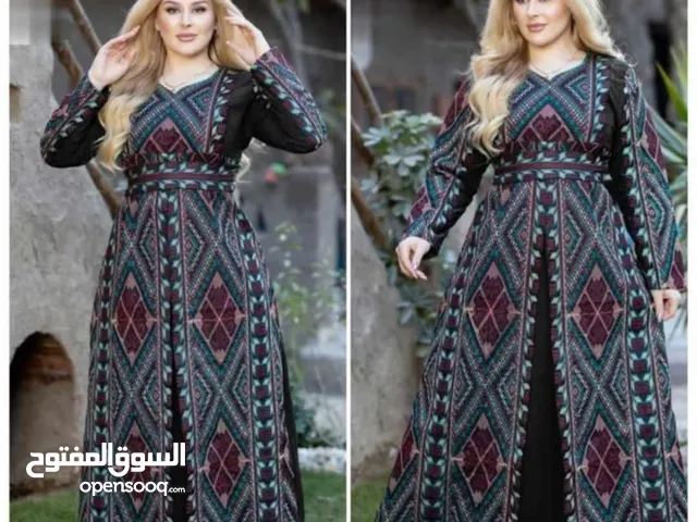 فستان مطرز جديد مش ملبوس