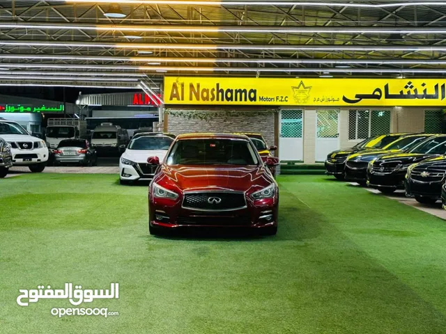 Infiniti Q50 2014 model, GCC specifications, in excellent condition