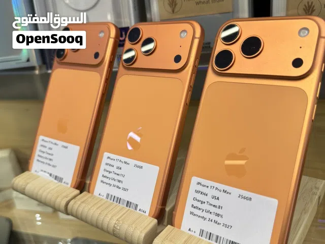 iPhone 17 Pro Max 256GB Orange  استخدام خفيف جداً