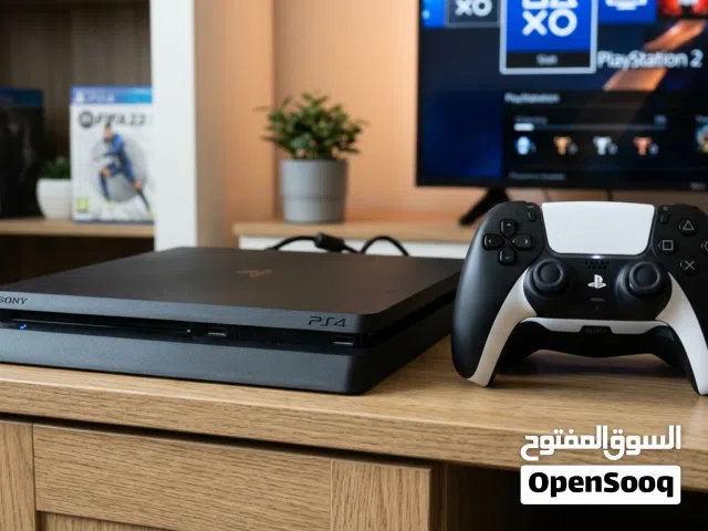 ps4 slim شبه جديد
