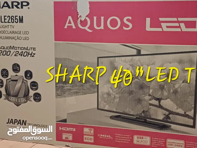 40" SHARP  LED TV , HD receiver &Wall mount.